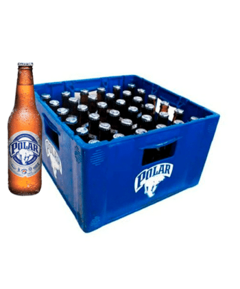 Caja de Cerveza de botella x 36 pack Polar Negra