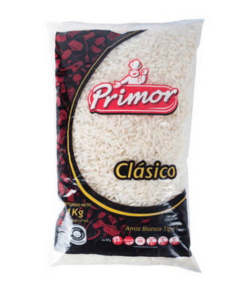 Arroz Blanco Tipo 1 Clasico 1 Kg Primor
