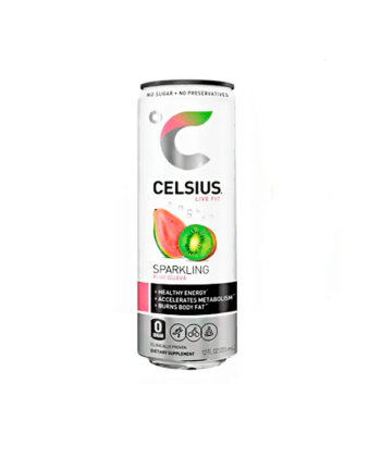 Bebida Energizante de Kiwi y Guayaba 355 ml x unid Celsius