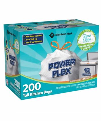 Bolsas de Cocina Altas Power Flex 200Pack Members Mark