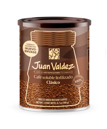 Cafe Soluble Clasico Lata 190gr Juan Valdez