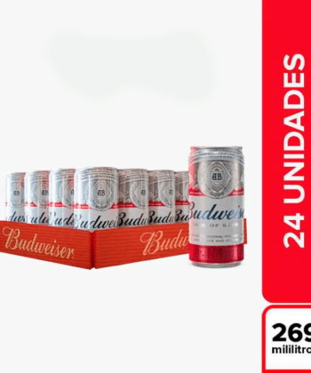 Cerveza de lata 269ml x 24 pack Budweiser