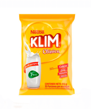 Leche en Polvo 840g Klim Nestle