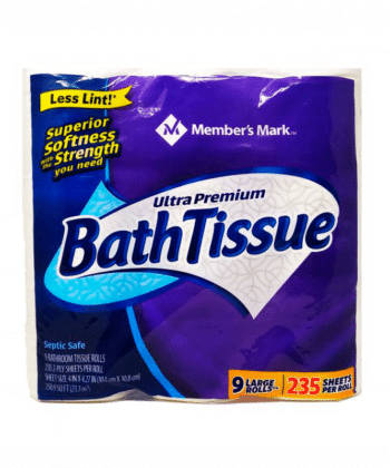 Papel Sanitario Ultra Suave Premium Extra Fuerte x 9 Rollos Member's Mark