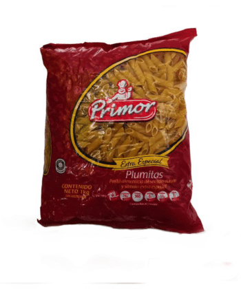 Pasta Plumitas Extra Especial 1 Kg Primor