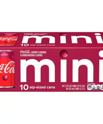 Refresco de Cola 222 ml, 10 pack Mini Coca-Cola Cherry