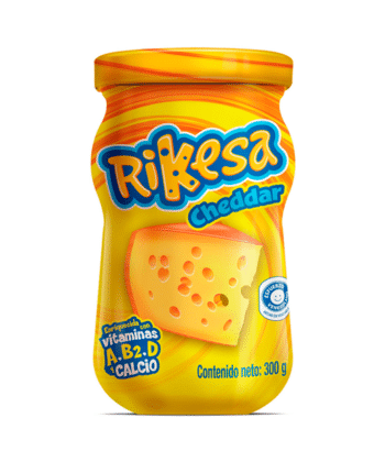 Salsa de Queso Cheddar 300g Rikesa