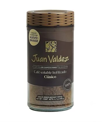 Cafe Soluble Liofilizado Clásico 190gr Juan Valdez