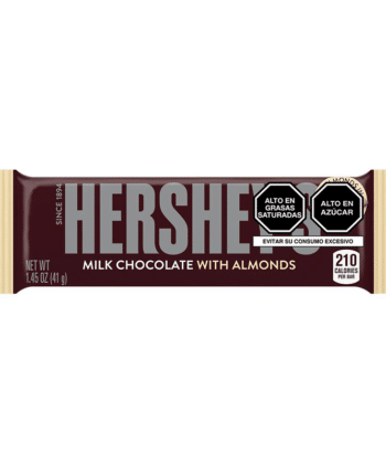 Chocolate con Leche y almendras 41g Hershey´s