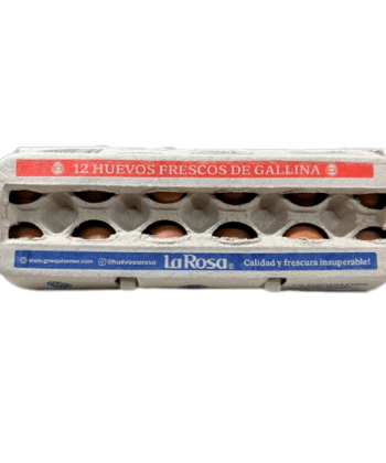 Huevos La Rosa Display De Carton x12 Huevos Frescos
