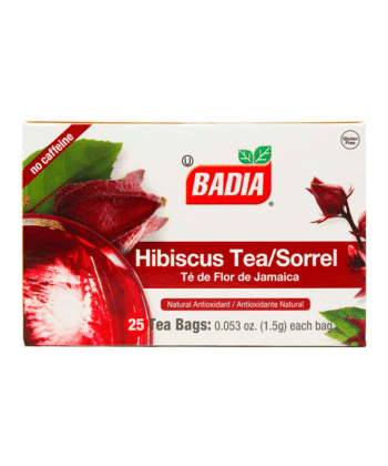 Te de Flor de Jamaica Badia x25 Bags 1.5g c/u