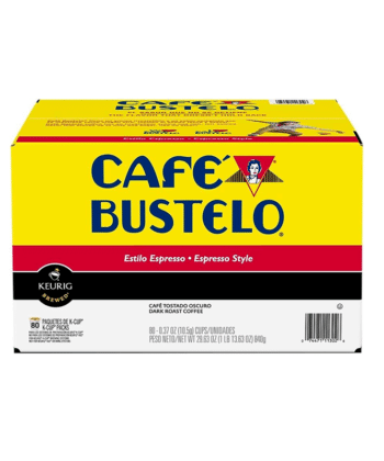 Cafe Espresso Style K-Cup 80 cups Bustelo