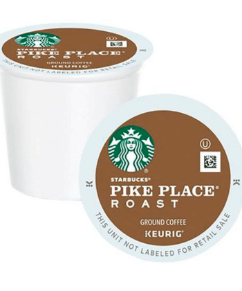Cafe Pike Place K-Cups, Medium Roast x1 cups Starbucks