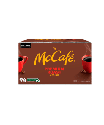 Cafe Roast K-Cup Coffee Pods x 94 cups McCafe Premium