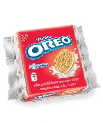 Galleta Oreo de Vainilla 6 pack Nabisco