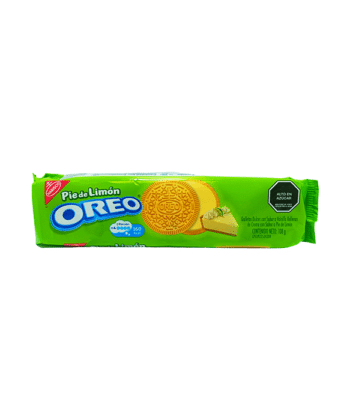 Galleta de Vainilla Oreo Sabor Pie de Limon Tubo 108 gr Nabisco