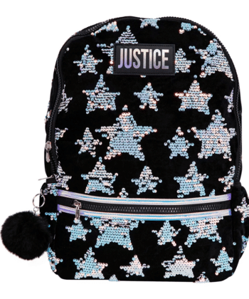 Mochila para portátil de 17" con llavero con pompón Justice Girls