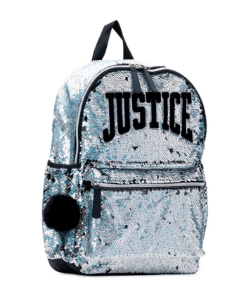 Mochila para portátil  de 17" con pompón colgante Justice Girls