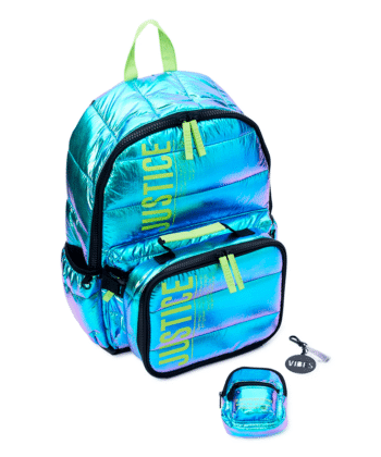 Mochila para portátil de 17 pulgadas, juego de mochila de 3 piezas Justice Girls