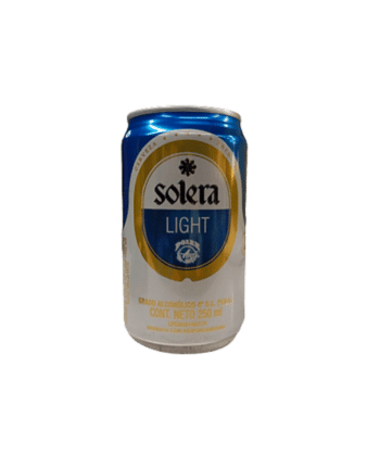 Cerveza de Lata Solera Azul Light 250ml polar