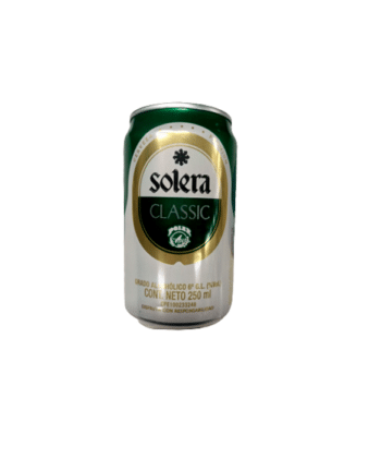 Cerveza de lata 250 ml x unid Solera Verde Classic