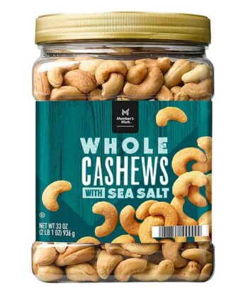 Merey Entero Asado ​Con Sal Marina 936gr Member's Mark