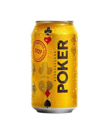 Cerveza de lata 269 ml x unid Poker