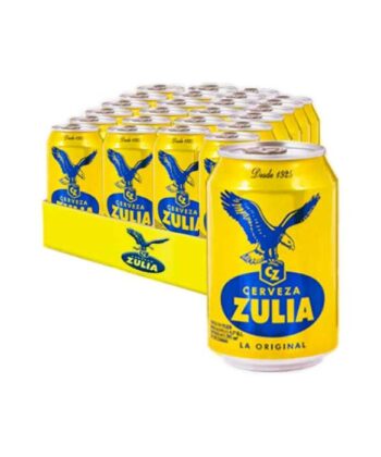 Cerveza de lata 295 ml x 12 pack Zulia