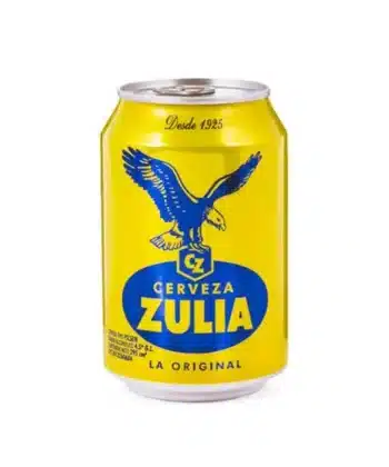 Cerveza de lata 295 ml x unid Zulia
