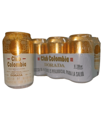 Cerveza de lata 269 ml x 6 pack Club Colombia