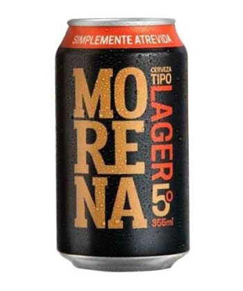 Cerveza de lata 355 ml x unid Morena