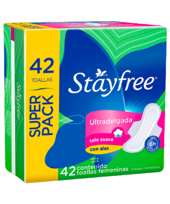 Toallas Femeninas Normales 42 Unds Stayfree