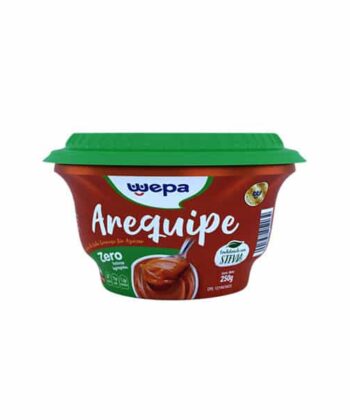 Arequipe Sin Azúcar con Stevia 250gr Pote Wepa
