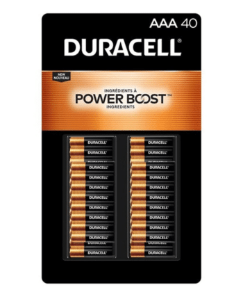 Bateria Alcalina AAA x 40 unids Duracell Plus