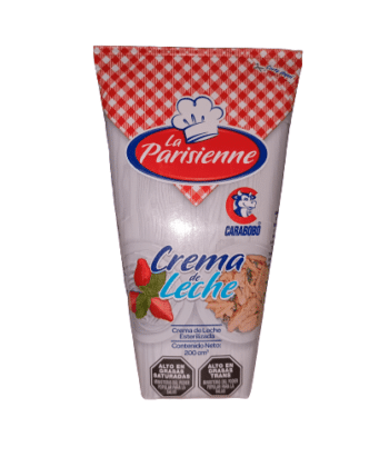 Crema De Leche 200 ml Parisienne