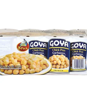 Garbanzos paquete de 8 latas Goya