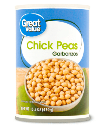 Garbanzos x unid lata 439 gr Great Value