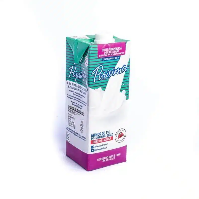 Leche Deslactosada Purisima x Unid 1 Lts