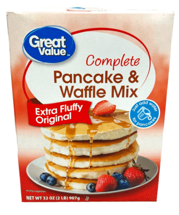 Mezcla de Panqueques y Gofres Originales 907 gr Extra Esponjosos Great Value