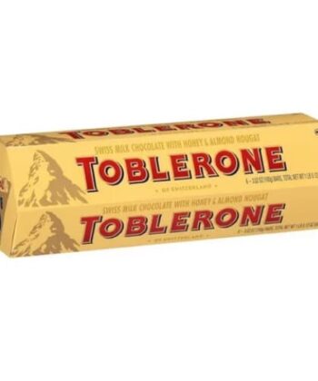 Paquete De Chocolate x 6 unds Con Miel Y Almendras 600 gr Toblerone