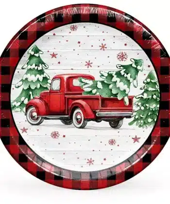 Platos de Papel Navideños 85 Pack Member's Mark