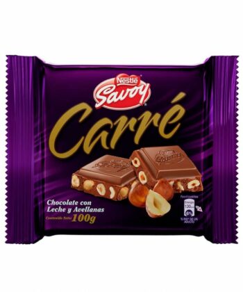 Chocolate Carré 100 gr Avellanas Nestle