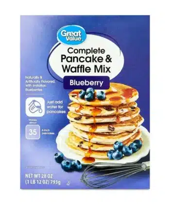 Mezcla completa para panqueques y gofres de arándanos 793 gr Great Value