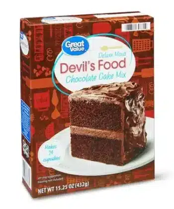 Mezcla de lujo para pastel de chocolate Moist Devil's Food 432 gr Great Value