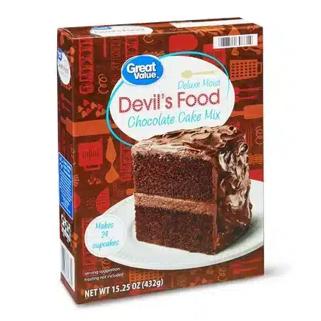 Mezcla de lujo para pastel de chocolate Moist Devil's Food 432 gr Great Value