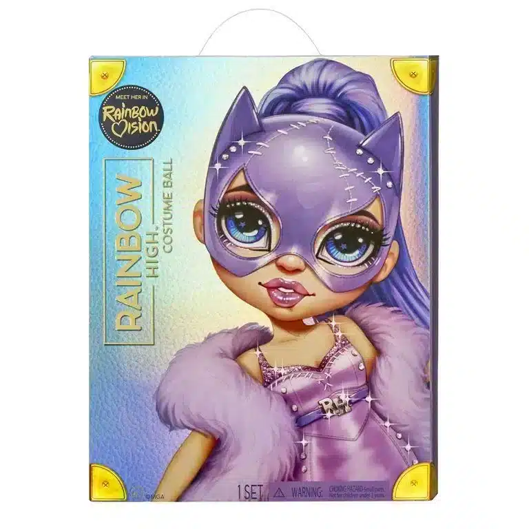 Muñeca Rainbow High Baile de disfraces Sauce violeta Fashion Doll