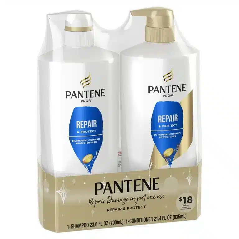 Set De Champú y Acondicionador para cabello Dañado Repara y Protege Pantene