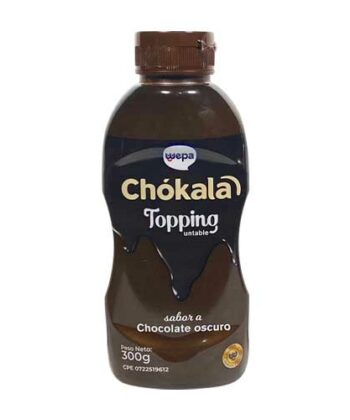 Chocala Topping Chocolate Oscuro 300 gr Wepa