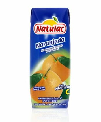 Nectar de Naranjada x 250 ml Natulac Uht