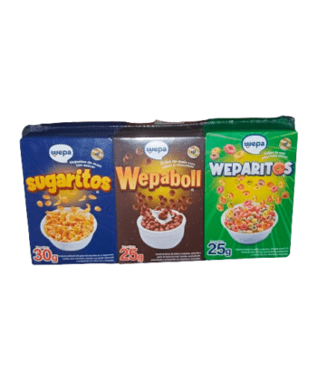 Pack x 6 Cereales 25 gr C/U Wepa